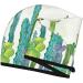 Cartoon Cactus Hair Towel Wrap - Quick Drying Turban with Button for Effortless Hair Drying - Buy Online on GoSupps.com