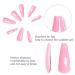 Siusio 400 Colorful Coffin Full Cover Press-On Acrylic Nails - Extra Long Pink Ballerina Artificial Tips for Women & Girls Nail Art Decoration - Buy Online on GoSupps.com