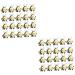 COHEALI 40 Pcs Mini Scrapbook Miniature Bumble Bees Resin Crafts Accessories Lades Child Round Noodles As Shownx2pcs Size 1x2pcs