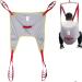 Transfer Nursing Sling Lift Sling Home Use Transfer Belt Four Point Support for Bed Positioning Lift Assist Care Medium