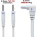 Tens Lead Wires 2 Snap Connectors (2 Pack) - Discount Tens Brand - Safety 2.35mm Plug - Buy Online on GoSupps.com
