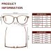 Buy Yukang TR90 Blue Light Filter Glasses for Women - Super Light Gaming & Computer Goggles in Coffee Color - Stylish Comfortable & Eye Protecting - Buy Online on GoSupps.com