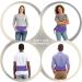 Nature Creation Menstrual Cramps Reliever - Microwave Heating Pad for Hips and Back Pain - Aromatic Heat Pack for Stress Relief - Purple Flowers - Buy Online on GoSupps.com
