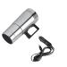 Car Heating Cup Simple 12V/24V 300ml Portable in Car Coffee Maker Tea Pot Vehicle Heating Cup Lid Outdoor Water Bottle(24V) Stainless Steel