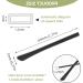 Buy Silicone Anti-Slip Coatings - 10 Pairs of Slide-Resistant Glasses Hinge Repair Caps (Black Transparent) for Optimal Grip - Buy Online on GoSupps.com