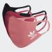 Buy adidas Face Covers 3-Pack - Unisex Adult - Wild Pink Hazy Rose & Black - International Shipping Available - Buy Online on GoSupps.com