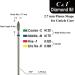 C & I Diamond Nail Drill Bit Flame Shape E-File Professional Cuticle Clean Drill Bit Improved Diamond Powder plus Tungsten Carbide Shank 3/32 (2.7 mm Fine -F) - Buy Online on GoSupps.com