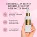 Rose Water Facial Toner with Hyaluronic Acid | Hydrate & Revitalize Skin | Calming Rosewater for All Skin Types - Buy Online on GoSupps.com