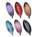 Lurrose Banana Hair Clip 6pcs Acrylic Fish Shape Ponytail Holders for Women (Random Color)