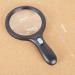 Magnifying Glasses Vision aids Handheld Magnifier Extra Large 5.5" Magnifying Glass with Bright 10 LED Lights 2X Lens 5X Zoom Reading Handheld Glass Stationery Office Supplies 1PCS Journey - Buy Online on GoSupps.com