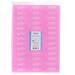 ForPro Sparkle Mini Buffer Sheet Pre-Cut Double-Sided Manicure & Pedicure Nail Buffers Pink 400/White 4000 Grit 39-Count