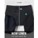 BALEAF Women's 7 Long Running Shorts with Liner | Zipper Pocket | Black - Medium - Buy Online on GoSupps.com