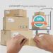 Lichamp Brown Packing Tape Kraft Paper Tape Brown Gummed Tape for Packing Boxes Shipping Cardboard and Carton Sealing 6 Rolls x 2 inch x 55 Yard x 7 mil B206BN - Buy Online on GoSupps.com