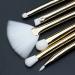 10-Piece Gold Makeup Brush Set | Premium Powder Foundation & Eyebrow Brushes for Flawless Application - International Shipping Available - Buy Online on GoSupps.com