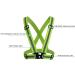 SPDTECH Reflective Running Gear - High Visibility Glow Belt Vest for Men and Women | Reflective Bands for Walking, Running, Cycling | Safety Straps Green - Buy Online on GoSupps.com