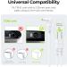 AUVON Durable Lead Wires for TENS EMS Units (2 Pairs) - 10X Durability, 40,000+ Bend Lifespan - Compatible with Electric Muscle Stimulators - Buy Online on GoSupps.com