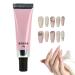Nail glue gel gel nail glue - 30g of clear gel for strong nails | Long-lasting nail glue super strong UV gel glue acrylic nail glue for nail salons