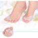 Gel Toe Separator Set with Forefoot Cushions for Hallux Valgus Correction - Women & Men | Bunion Corrector & Hammer Toe Straightener - Buy Online on GoSupps.com