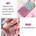 White Body Glitter Gel with Holographic Chunky Glitters - 50g for Festivals, Raves, Concerts | Mermaid-Inspired Glitter for Eyes, Lips, Hair, Nails - Buy Online on GoSupps.com
