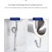 Automatic Induction Urinal Public Toilet Urinal 304 Stainless Steel Urinal Wall-Mounted Male Urinal Small Vertical Toilet Suitable for Home Hotel School - Buy Online on GoSupps.com