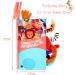 Vicloon Baby Cloth Book with 3D Lion Tail | Soft Touch & Feel Early Learning Book for 0-3 Year Olds - Buy Online on GoSupps.com