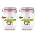 GreatVita Organic Coconut Oil virgin 2x 1000 ml in a swing top jar for cooking & baking 1000 ml (2-pack swing top jar) virgin Single
