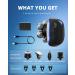LOBINH Electric Head Shaver for Bald Men in Black - Fast and Smooth Shaving Experience - Buy Online on GoSupps.com