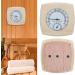 Psytfei Sauna Thermometer Hygrometer - Premium Wooden Thermo Hygrometer for Sauna Room & Bathroom Accessories - Buy Online on GoSupps.com