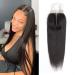 Toocci Straight Hair Lace Closure just 4x4 Full Lace Closure Brazilian Pure Human Hair Front Closure with Baby Hair 8 inch 4x4 Lace Closure Straight Hair 8 Inch
