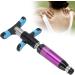 Chiciris Chiropractic Adjustment Tool - Heat-Resistant 6-Step Stainless Steel 304 Spine Adjuster (Violet) - Manual Bone Correction Handle - Buy Online on GoSupps.com