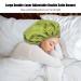 Silk Satin Bonnet for Women - Extra Large Reversible Adjustable Night Sleep Cap for Curly Hair - Green - Buy Online on GoSupps.com