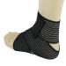 BXT Elastic Breathable Ankle Support Brace Compression Wrap - 27.5 inch Black - Sports Bandage with Hook & Loop Fastener - Buy Online on GoSupps.com