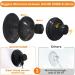 Cat Window Hammock Perch Bed for Large Cats | Upgraded Suction Cups | Black - Buy Online on GoSupps.com