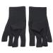 Nail art skin care dealer skin aging prevention hand protection manicure UV protective glove for canoe for hiking for driving (black)