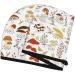 Soft Super Absorbent Microfiber Hair Towel Wrap for Women - Mushrooms and Butterflies Coral Velvet Quick Dry Cap for Long Curly Thick Hair - Buy Online on GoSupps.com