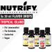 Nutrify Flavor Drops 5x30ml - Calorie-Free Sugar-Free Vegan Aroma Drops | Tropical Island Sweetness - Buy Online on GoSupps.com