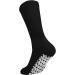 Falari Anti-Slip Diabetic Cotton Socks | Non-Skid Grip for Home & Hospital | 3-Pack | Black | Men Women | Size 10-13 - Buy Online on GoSupps.com