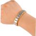 Buy 1pc Magnetic Bracelet for Carpal Tunnel Relief - Hematite Bangle & Stainless Steel Anklet Jewelry for Men - Buy Online on GoSupps.com