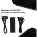 ASHATA Portable for PSP GO Power Adapter Fast Charging DC 5V/1500mA 50/60Hz AC Adapter Power Wallwith 2-in-1 USB Data Power Cable Light and Portable (black) - Buy Online on GoSupps.com