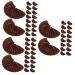 ERINGOGO Fake Chocolates Bulk 72 Pcs Imitation Chocolate Chips Desktop Chocolate Model Multi-function Interesting Chocolate Decor Interesting Fake Chocolate Artificial Material Pvc