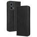 RankOne Flip Leather Case Cover for Motorola Moto G34 (6.5" Inches) Black Motorola Moto G34 Black