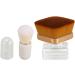 Foundation Brush for Liquid Makeup Liquid Foundation Brush Soft Fluffy Hair Easy Stick Loose Powder Brush for Blush Artificial Fibre Nail Dust Brush - Buy Online on GoSupps.com