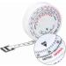 Haosie Tape Measure Body BMI Body Tape Measure 150 cm Retractable Body Fat Measuring Tool for Waist Circumference Body Mass Index Measurement with Bmi Calculator - Buy Online on GoSupps.com