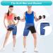 Groin Support Hip Brace for Sciatica Nerve Pain Relief - Compression Wrap for Hamstring, Arthritis, and Muscle Recovery - Navy Blue - Buy Online on GoSupps.com