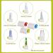 15-Piece Rolling Tube Toothpaste Squeezer and Stand - Bathroom Dispenser (3 Colors) - Buy Online on GoSupps.com