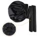 Kenllas Large Satin Silk Bonnet for Women - Black Sleep Cap for Curly Hair Care - Buy Online on GoSupps.com