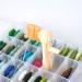 300 Plastic Floss Bobbins with Winder for Cross Stitch & Sewing - White | DIY Sewing Storage Kit - Buy Online on GoSupps.com