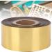 Eurobuy Hot Foil Stamping Paper - 3cm Width 120m - DIY Decoration for Leather, Cloth, Package Box - Gold Embossing Accessory - Buy Online on GoSupps.com