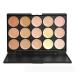 FantasyDay 15-Color Full Coverage Concealer Palette - Long Lasting Color Corrector & Makeup Set with Applicator | International Shipping - Buy Online on GoSupps.com