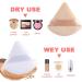 AWAVM 8 pcs Triangle Powder Puff Set - Soft Makeup Sponge with Strap for Loose Powder - Reusable Cosmetic Foundation Tool - Buy Online on GoSupps.com